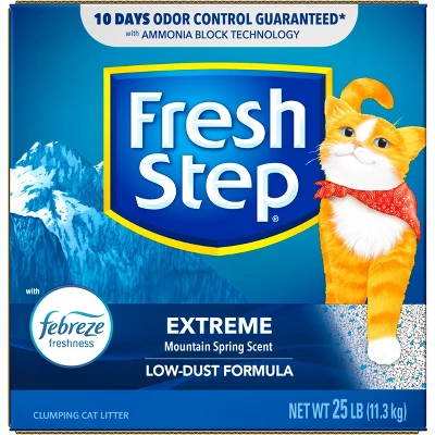 Fresh Step Extreme Scented Litter With The Power Of Febreze Clumping Cat Litter - Mountain Spring 5 Fresh Step Extreme Scented Litter With The Power Of Febreze Clumping Cat Litter - Mountain Spring - Image 5