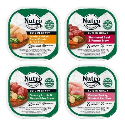 Nutro Natural Grain-Free Beef, Lamb, Chicken, Turkey Adult Wet Dog Food - 3.5oz/24ct 4 Nutro Natural Grain-Free Beef, Lamb, Chicken, Turkey Adult Wet Dog Food - 3.5oz/24ct - Image 4