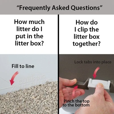 Omega Paw Elite Roll 'N Clean Self Cleaning Litter Box With Integrated Litter Step And Unique Sifting Grill 3 Omega Paw Elite Roll 'N Clean Self Cleaning Litter Box With Integrated Litter Step And Unique Sifting Grill - Image 3