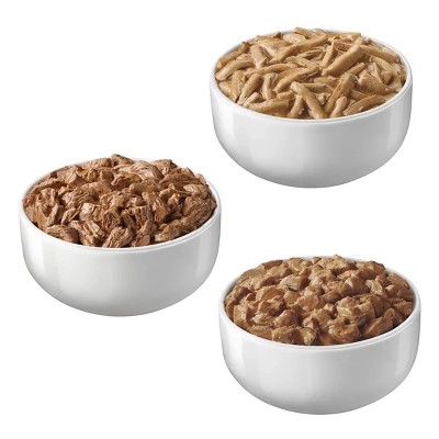 Purina Friskies Shreds, Meaty Bits & Prime Filets With Chicken, Turkey And Cheese Flavor Wet Cat Food - 5.5oz/32ct Variety Pack 2 Purina Friskies Shreds, Meaty Bits & Prime Filets With Chicken, Turkey And Cheese Flavor Wet Cat Food - 5.5oz/32ct Variety Pack - Image 2