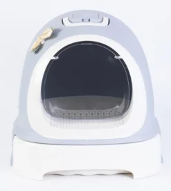 PawsMark Fully Enclosed Hooded Litter Pan With Front Entry Odor Close Door, Cat Litter Scoop Included 12 PawsMark Fully Enclosed Hooded Litter Pan With Front Entry Odor Close Door, Cat Litter Scoop Included -PawHut Store GUEST c86c0718 840d 4522 9a72 c82ed4f30999