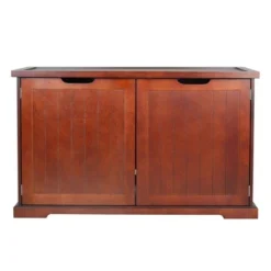 Merry Products Decorative Bench With Enclosed Cat Litter Washroom Box