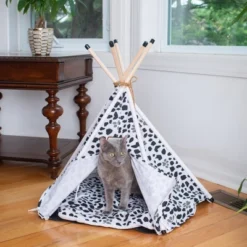 Armarkat Pet Tent Style Cat Bed C46, With Durable Fabric -PawHut Store GUEST c957ea14 dbe5 408a a856 c2550b559ae9