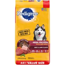 Pedigree High Protein Beef & Lamb Flavor Adult Complete & Balanced Dry Dog Food 15 Pedigree High Protein Beef & Lamb Flavor Adult Complete & Balanced Dry Dog Food -PawHut Store GUEST c989bd6d 3455 4e3f b719 13b23223c750