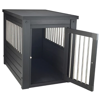 New Age Pet EcoFLEX Habitat 'N' Home Stainless Steel Dog Crate 1 New Age Pet EcoFLEX Habitat 'N' Home Stainless Steel Dog Crate
