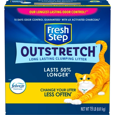 Fresh Step Outstretch Febreze Scented Cat Litter - 19lbs 1 Fresh Step Outstretch Febreze Scented Cat Litter - 19lbs