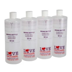Groomer Essentials 32 Ounce Dilution Bottle - Pack Of 4