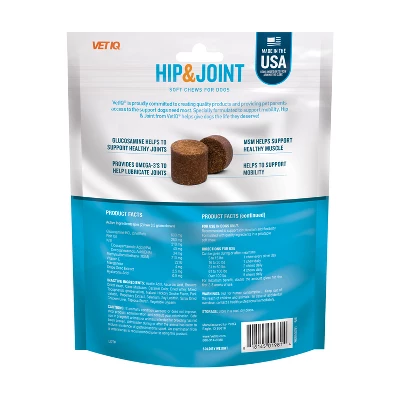 VetIQ Hip And Joint Dog Supplements - Smoke Chicken Flavor - 60ct 4 VetIQ Hip And Joint Dog Supplements - Smoke Chicken Flavor - 60ct - Image 4