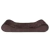 FurHaven Minky Plush & Velvet Luxe Lounger Gel Top Dog Bed