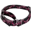 Country Brook Petz Pink Honeysuckle Breeze Martingale Dog Collar