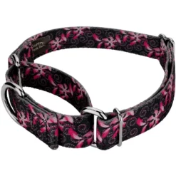 Country Brook Petz Pink Honeysuckle Breeze Martingale Dog Collar