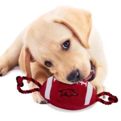 NCAA Arkansas Razorbacks Nylon Football Dog Toy 5 NCAA Arkansas Razorbacks Nylon Football Dog Toy -PawHut Store GUEST d47afb21 04b3 4484 9a55 4d0b0936075b