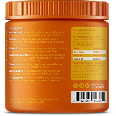 Zesty Paws Advanced Behavior Calming Soft Chews For Dogs - Turkey Flavor - 90ct 2 Zesty Paws Advanced Behavior Calming Soft Chews For Dogs - Turkey Flavor - 90ct - Image 2