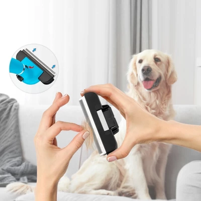 BOSHEL Deshedding Dog Brush – Upgraded Easy Clean Dog Grooming Brush Reduces Shedding Up To 95% - Deshedding Tool For Pets Of Long & Short Hair Pet 5 BOSHEL Deshedding Dog Brush – Upgraded Easy Clean Dog Grooming Brush Reduces Shedding Up To 95% - Deshedding Tool For Pets Of Long & Short Hair Pet - Image 5