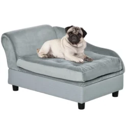 PawHut Fancy Dog Bed For Small Dogs With Hidden Storage, Small Dog Couch With Soft Foam, Dog Sofa Bed, Cushy Dog Bed, Pet Furniture For Puppies 12 PawHut Fancy Dog Bed For Small Dogs With Hidden Storage, Small Dog Couch With Soft Foam, Dog Sofa Bed, Cushy Dog Bed, Pet Furniture For Puppies -PawHut Store GUEST d562a123 ef61 451c a592 0edbe3a20eda