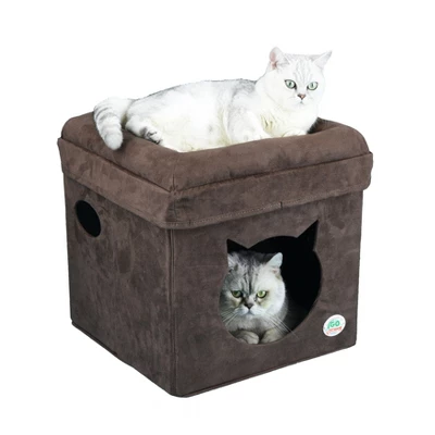 Go Pet Club Comfy Cat Cube Bed Cat Face F882 4 Go Pet Club Comfy Cat Cube Bed Cat Face F882 - Image 4