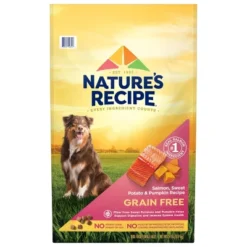 Nature's Recipe Grain Free Salmon, Sweet Potato & Pumpkin Recipe Dry Dog Food 9 Nature's Recipe Grain Free Salmon, Sweet Potato & Pumpkin Recipe Dry Dog Food -PawHut Store GUEST d5b9433c 39e9 4f6a bd12 185e28c57922
