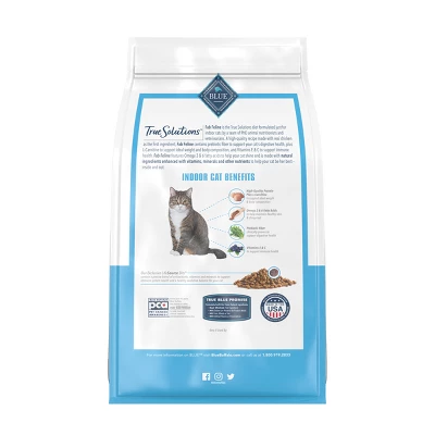 Blue Buffalo True Solutions Regular Indoor Adult Cat Chicken Dry Cat Food - 3.5lbs 1 Blue Buffalo True Solutions Regular Indoor Adult Cat Chicken Dry Cat Food - 3.5lbs