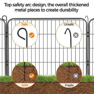 Yaheetech 24"H 16-Panel Large Dog Playpen For Outdoor Indoor 7 Yaheetech 24"H 16-Panel Large Dog Playpen For Outdoor Indoor - Image 7
