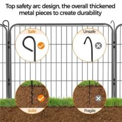 Yaheetech 8-Panel Metal Dog Playpen Fence For Outdoor Indoor -PawHut Store GUEST d95765e3 0576 4102 8883 27982ee25f0e