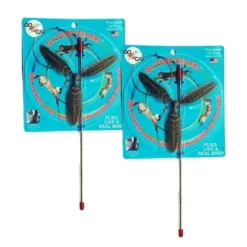 GoCat Da Purr-Peller Cat Toy, A Feather Propeller That Spins As It Is Guided Through The Air (Тwo Рack)
