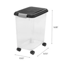 IRIS Airtight Pet Food Storage Container -PawHut Store GUEST da90d093 e2db 4811 9bb0 0b8e24744e2d