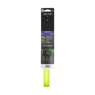 Nite Ize Nite Dog Rechargeable LED Dog Collar - L - Lime/Green 1 Nite Ize Nite Dog Rechargeable LED Dog Collar - L - Lime/Green