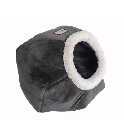 Armarkat Cat Bed C80CSH/MB Gray Velvet 4 Armarkat Cat Bed C80CSH/MB Gray Velvet - Image 4