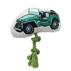 American Pet Supplies Retro Military Plush Toy Combo (Army Jeep & Soldier)