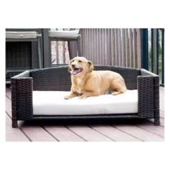 Iconic Pet Beds For Dogs And Cats - Rattan Rectangular Sofa - Black 21 Iconic Pet Beds For Dogs And Cats - Rattan Rectangular Sofa - Black -PawHut Store GUEST dcc03693 0584 4896 82ea e79908834a9f