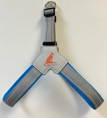 Doggy Tales Step In V Harness Blue 4 Doggy Tales Step In V Harness Blue - Image 4