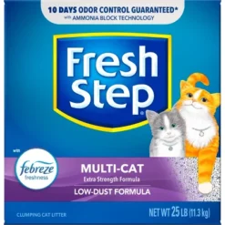 Fresh Step Multi-Cat Scented Litter With The Power Of Febreze Clumping Cat Litter -PawHut Store GUEST dd3612ff 4788 4784 b39c d3985f94c9bd