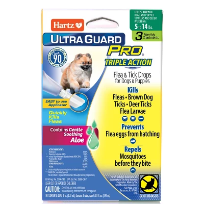 Hartz UltraGuard Pro Flea And Tick Treatment Drops For Dogs And Puppies - 3ct 4 Hartz UltraGuard Pro Flea And Tick Treatment Drops For Dogs And Puppies - 3ct - Image 4