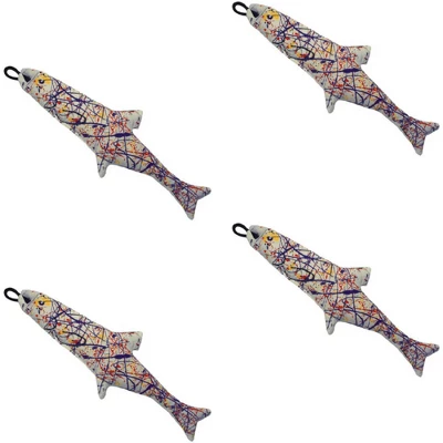 Yeowww! Catnip Pollock Fish 4 Pack | Pure Leaf & Flowertop | Cat And Kitten Toy 2 Yeowww! Catnip Pollock Fish 4 Pack | Pure Leaf & Flowertop | Cat And Kitten Toy - Image 2