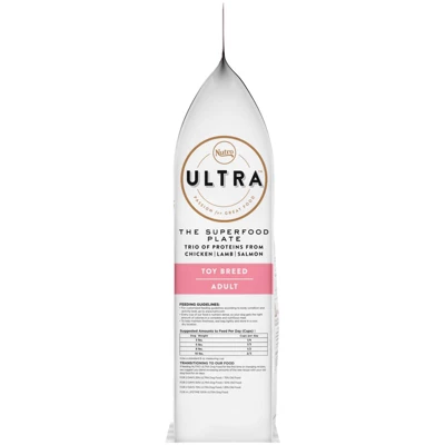 Nutro Ultra Superfood Plate Chicken, Lamb & Salmon Toy Breed Adult Dry Dog Food – 4lbs 2 Nutro Ultra Superfood Plate Chicken, Lamb & Salmon Toy Breed Adult Dry Dog Food – 4lbs - Image 2