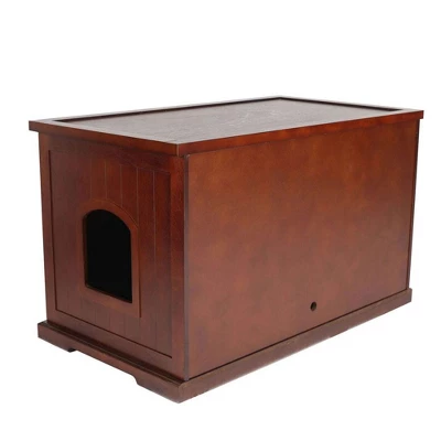 Merry Products Decorative Bench With Enclosed Cat Litter Washroom Box 4 Merry Products Decorative Bench With Enclosed Cat Litter Washroom Box - Image 4