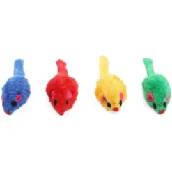 Okuna Outpost 60 Pack Mice Toys For Cat, Colorful Mouse Rattles For Pets, 4 Colors (2 X 0.7 In) -PawHut Store GUEST e1f7742c 8214 400b b681 2aa4432397a0