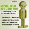 Bullibone Alien Chey Toy For Small Dogs