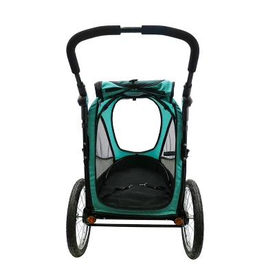 Petique Trailblazer Jogger, Dog Cart For Medium Size Pets, Ventilated Pet Stroller For Cats & Dogs 3 Petique Trailblazer Jogger, Dog Cart For Medium Size Pets, Ventilated Pet Stroller For Cats & Dogs - Image 3