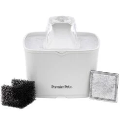Premier Pet Automatic Water Fountain For Cats And Small Dogs - 60oz