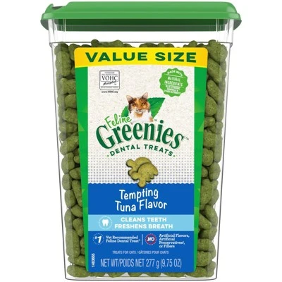 Greenies Tempting Tuna Flavor Dental Cat Treats 10 Greenies Tempting Tuna Flavor Dental Cat Treats - Image 10