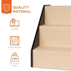 Best Choice Products Foldable Adjustable, Wide Wooden Carpeted Pet Stairs For Injured, Elderly Dog & Cat 12 Best Choice Products Foldable Adjustable, Wide Wooden Carpeted Pet Stairs For Injured, Elderly Dog & Cat -PawHut Store GUEST e4bbd97c 5dca 4f96 87fe c215b9fd0fb8