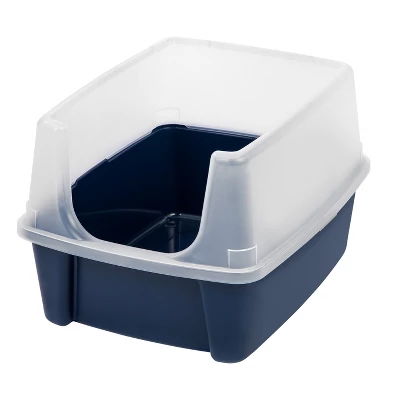 IRIS USA Open-Top Cat Litter Box With Shield 6 IRIS USA Open-Top Cat Litter Box With Shield - Image 6