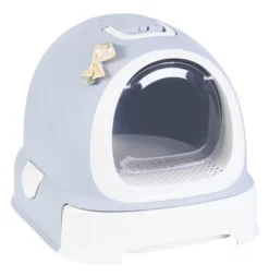 PawsMark Fully Enclosed Hooded Litter Pan With Front Entry Odor Close Door, Cat Litter Scoop Included 17 PawsMark Fully Enclosed Hooded Litter Pan With Front Entry Odor Close Door, Cat Litter Scoop Included -PawHut Store GUEST e8593151 e06b 4717 a736 107fc0a70d75