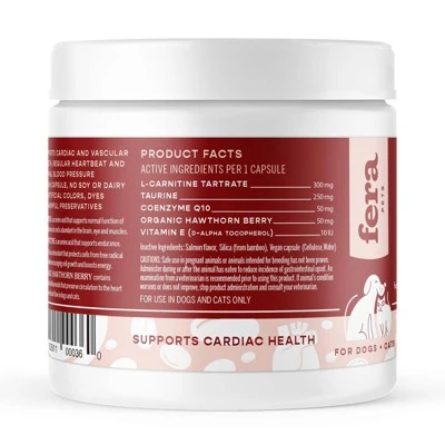 Fera Pet Organics Cardiac Heart Support Powder For Dogs And Cats - Fish Flavor 1 Fera Pet Organics Cardiac Heart Support Powder For Dogs And Cats - Fish Flavor