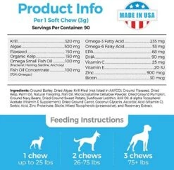 Shed Defender Omega Skin & Coat Soft Chew Supplements For Dogs - Reduces Shedding - 90 Ct. -PawHut Store GUEST ec359855 724a 48a7 9abf 0cc1bd2e4cdc