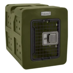 Dakota 283 G3 Small Ventilated Framed Pet Kennel W/Ultra-Secure Lock, Easy-Grip Handle & Keyed Paddle Latching Door For Small-Breed Dogs, Olive -PawHut Store GUEST ed3d38cd d9db 495b b118 056aa52a4db3