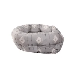 PetShop By Fringe Studio Geometric Round Cuddler Dog Bed - Gray 12 PetShop By Fringe Studio Geometric Round Cuddler Dog Bed - Gray -PawHut Store GUEST edf4a6fb bdf4 4fe6 b98f 529db17e2a54