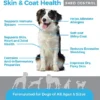 Shed Defender Omega Skin & Coat Soft Chew Supplements For Dogs - Reduces Shedding - 90 Ct.