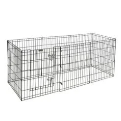 Puppy Playpen - Foldable Metal Exercise Enclosure With Eight 30-Inch Panels - Indoor/Outdoor Fence For Dogs, Cats, Or Small Animals By PETMAKER -PawHut Store GUEST ef925df0 10a0 436d a853 66cb6ff8ba1f
